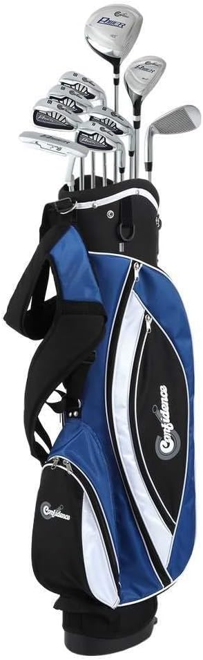 Confidence Golf Mens Power V3 Club Set and Stand Bag Lefty