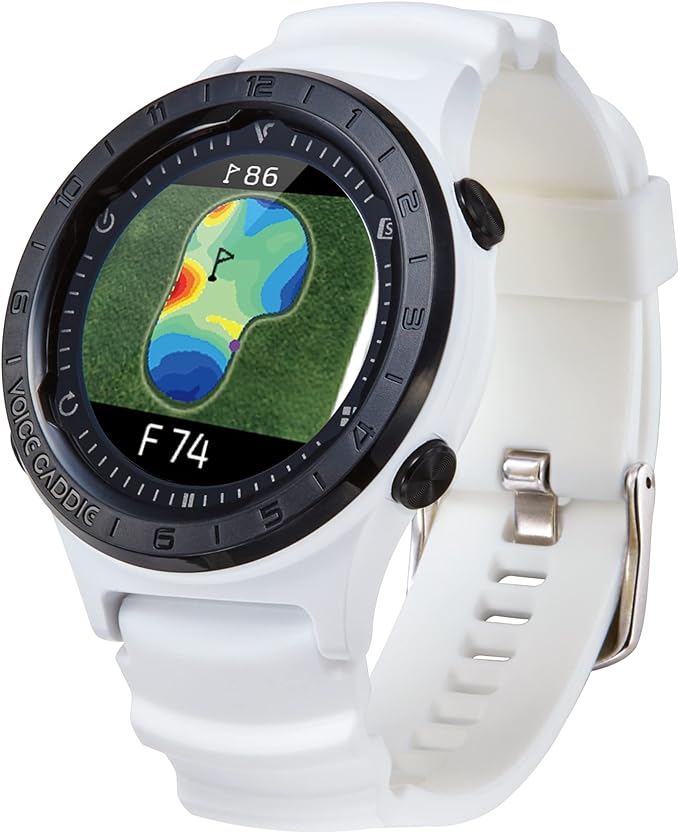 Voice Caddie Golf- A2 Hybrid GPS Watch, White