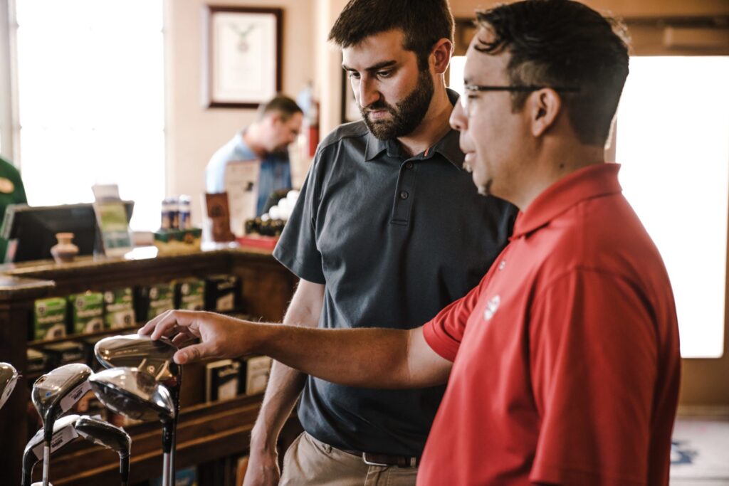 how to play golf driving range