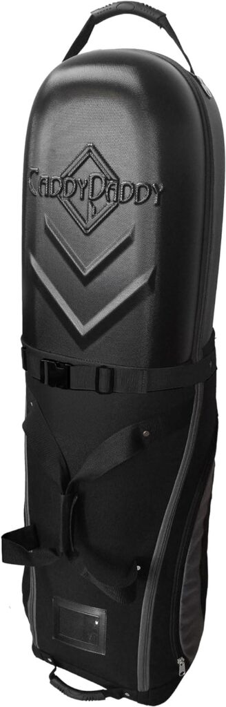 CaddyDaddy Enforcer Golf Travel Bag Cover with Hard Case Top