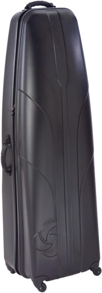 Samsonite Hard Case Golf Travel Bag with Wheels and Internal Compression Straps, Midnight Black