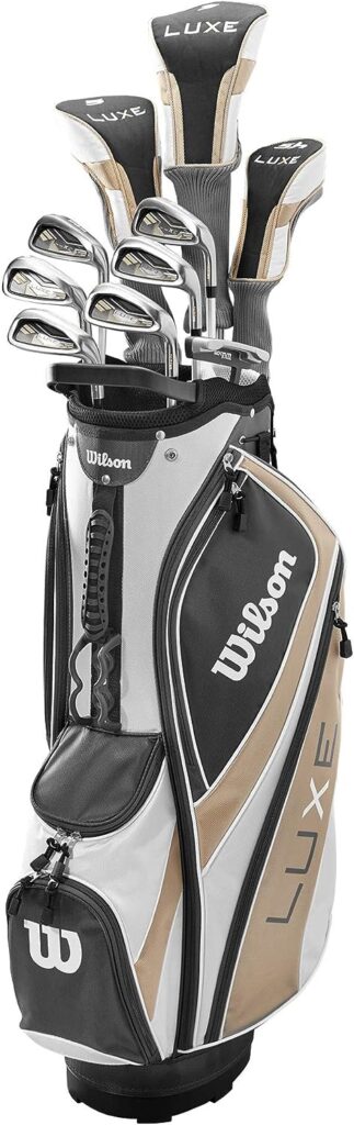 WILSON Women's Complete Golf Club Cart Bag Package Sets - Ultra, Ultra Plus, Luxe
