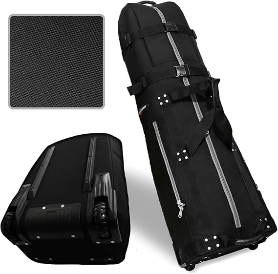 Golfer's Paradise: The Ultimate Golf Travel Bag Guide 2023! 7 CaddyDaddy First Class Military Grade Ballistic Nylon Travel Cover