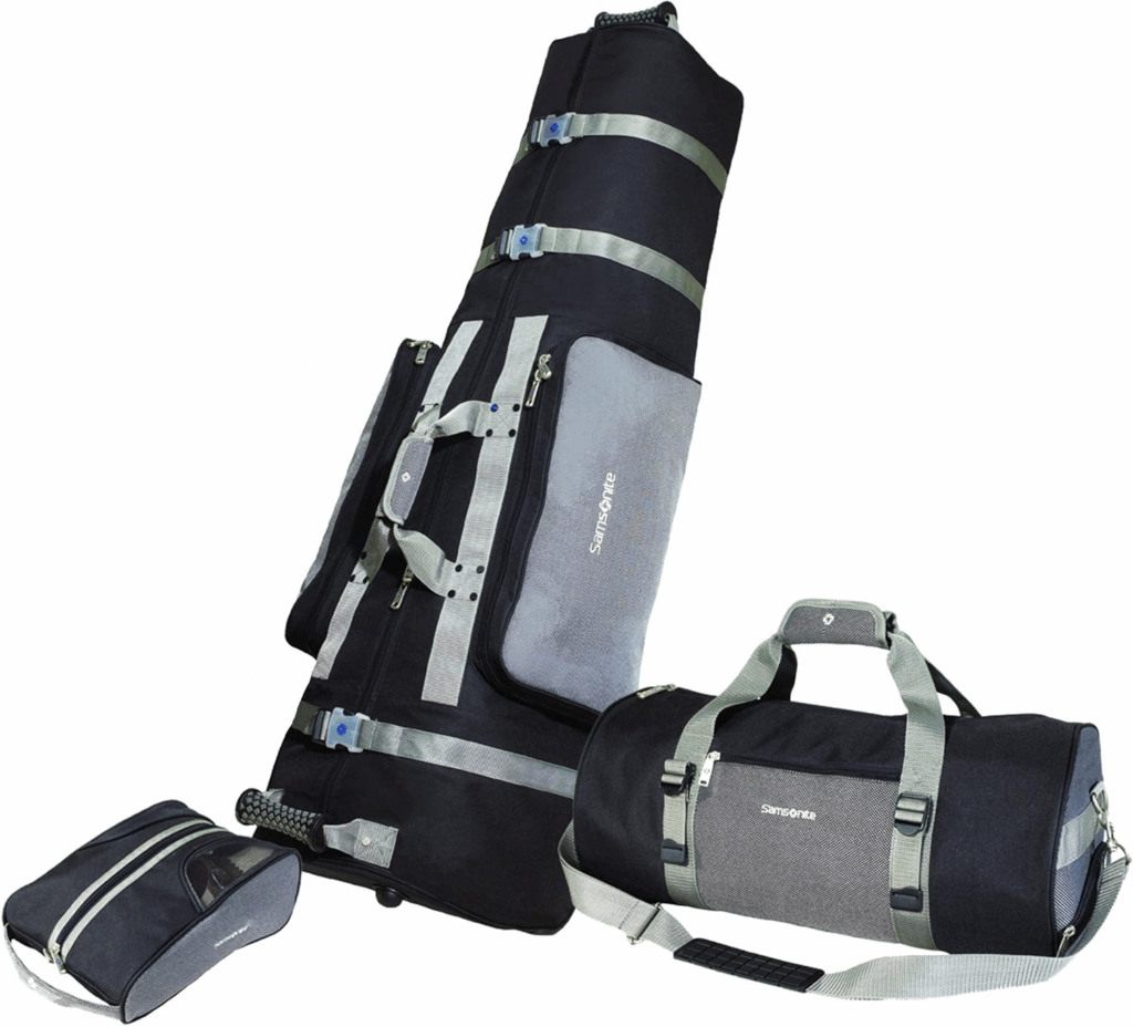 Golfer's Paradise: The Ultimate Golf Travel Bag Guide 2023! 11 Samsonite Golf Deluxe 3 Piece Travel Set