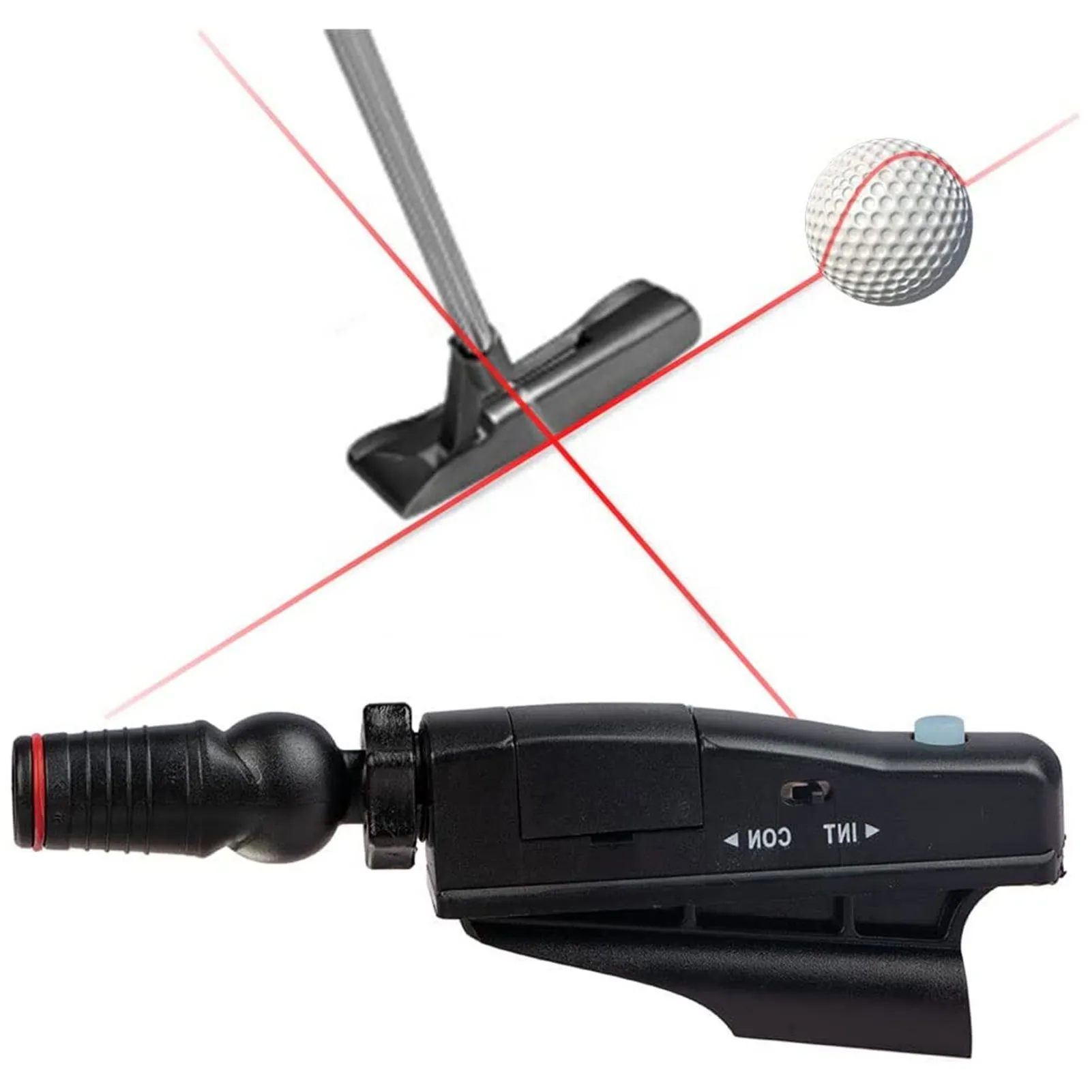 Portable Golf Putter Sight | Putting Trainer with Lasers