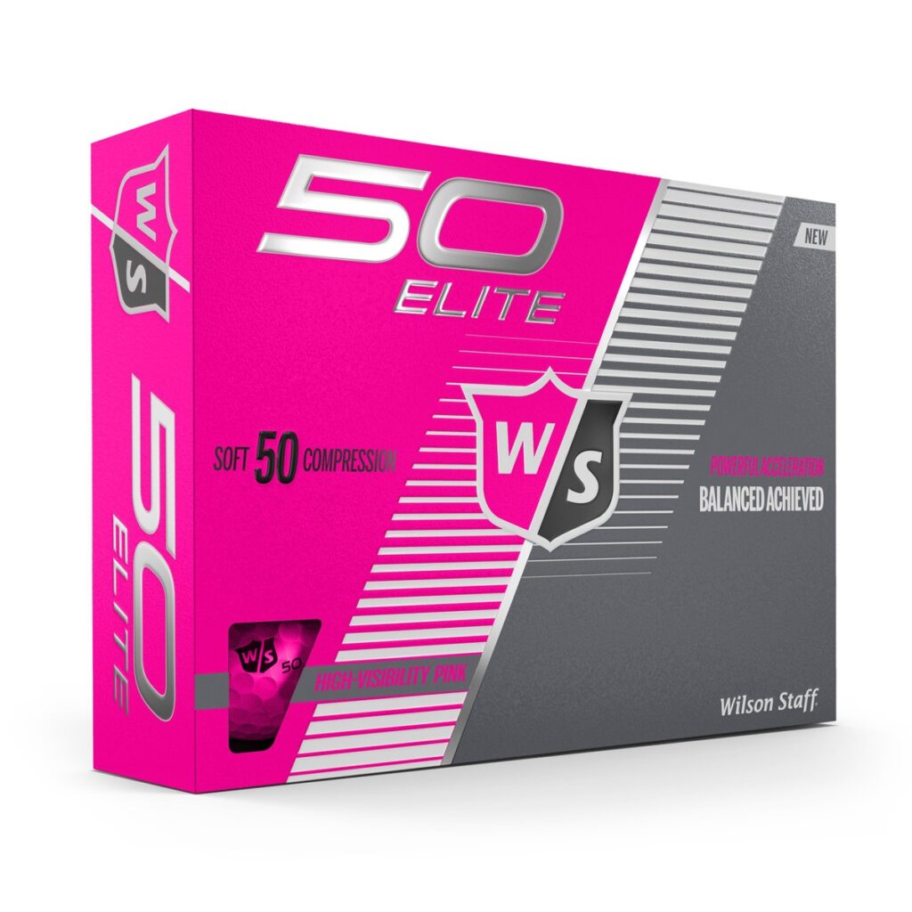 Wilson Fifty Elite Pink Golf Balls