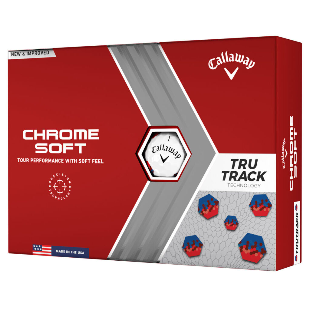 Chrome Soft Red-Blue TruTrack Golf Balls Review