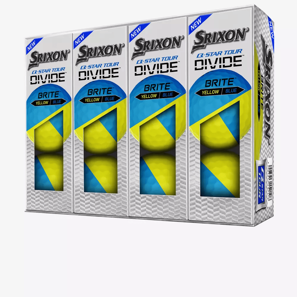 Srixon Q-Star Tour Divide Golf Balls Review 5 Srixon Q-Star Tour Divide Blue/Yellow Golf Balls