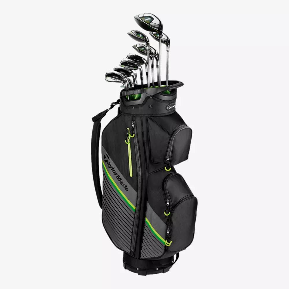 TaylorMade RBZ Speedlite 11-Piece Complete Set w Steel Shafts - Best Golf Clubs for Beginners in 2025