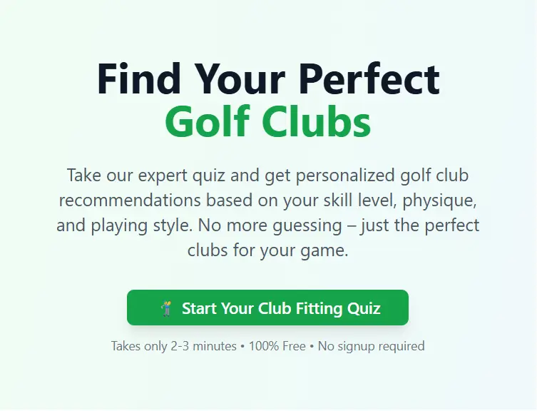 Find Your Perfect Golf Clubs