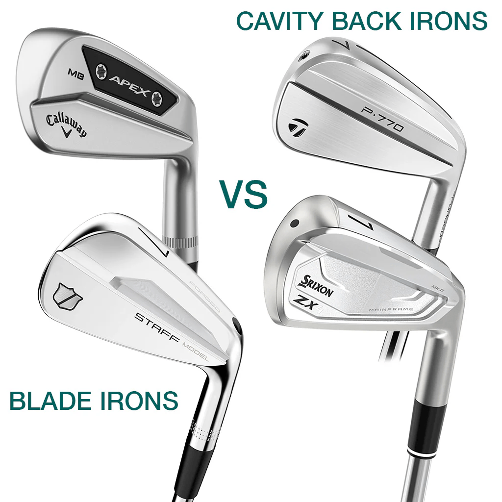 Blade Irons vs. Cavity Back Irons: Choosing Your Perfect Golf Set 1 Blade Irons vs. Cavity Back Irons: Choosing Your Perfect Golf Set